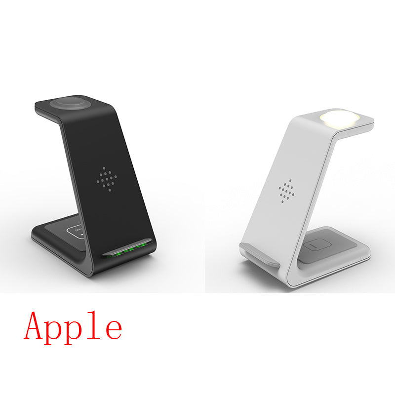 3-in-1 Fast Wireless Charging Station – Phone, Watch & Earbuds Charging Dock Stand