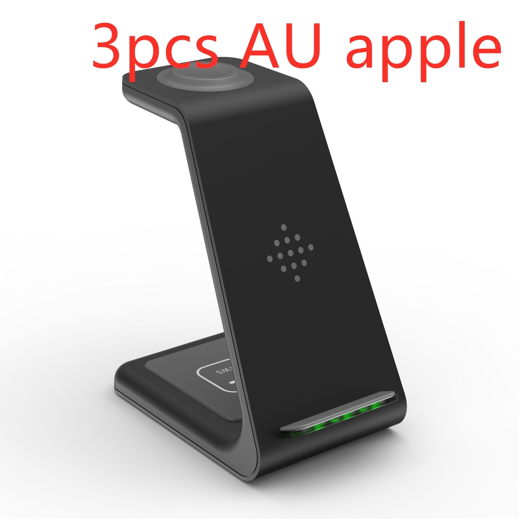 3-in-1 Fast Wireless Charging Station – Phone, Watch & Earbuds Charging Dock Stand