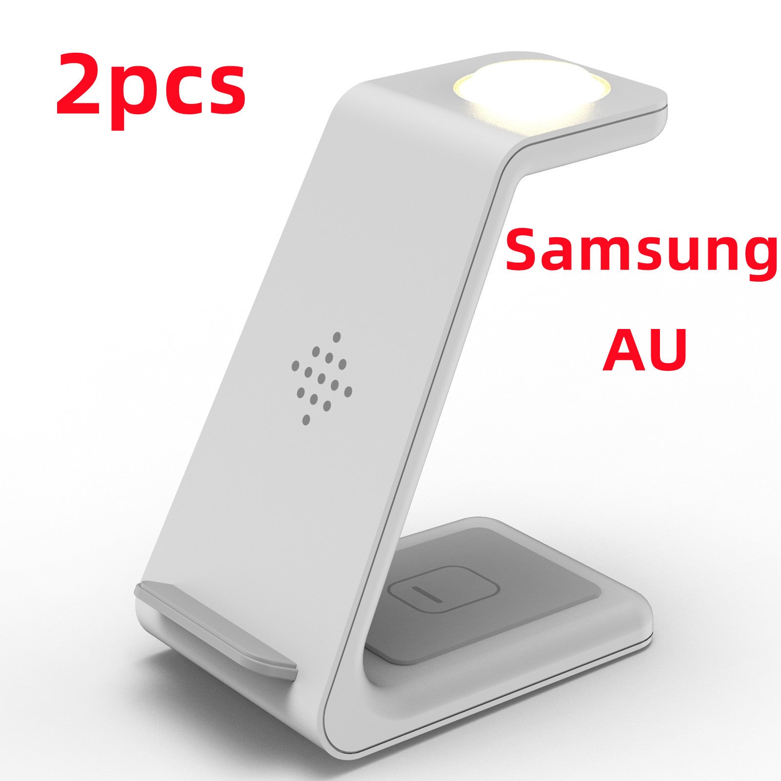 3-in-1 Fast Wireless Charging Station – Phone, Watch & Earbuds Charging Dock Stand