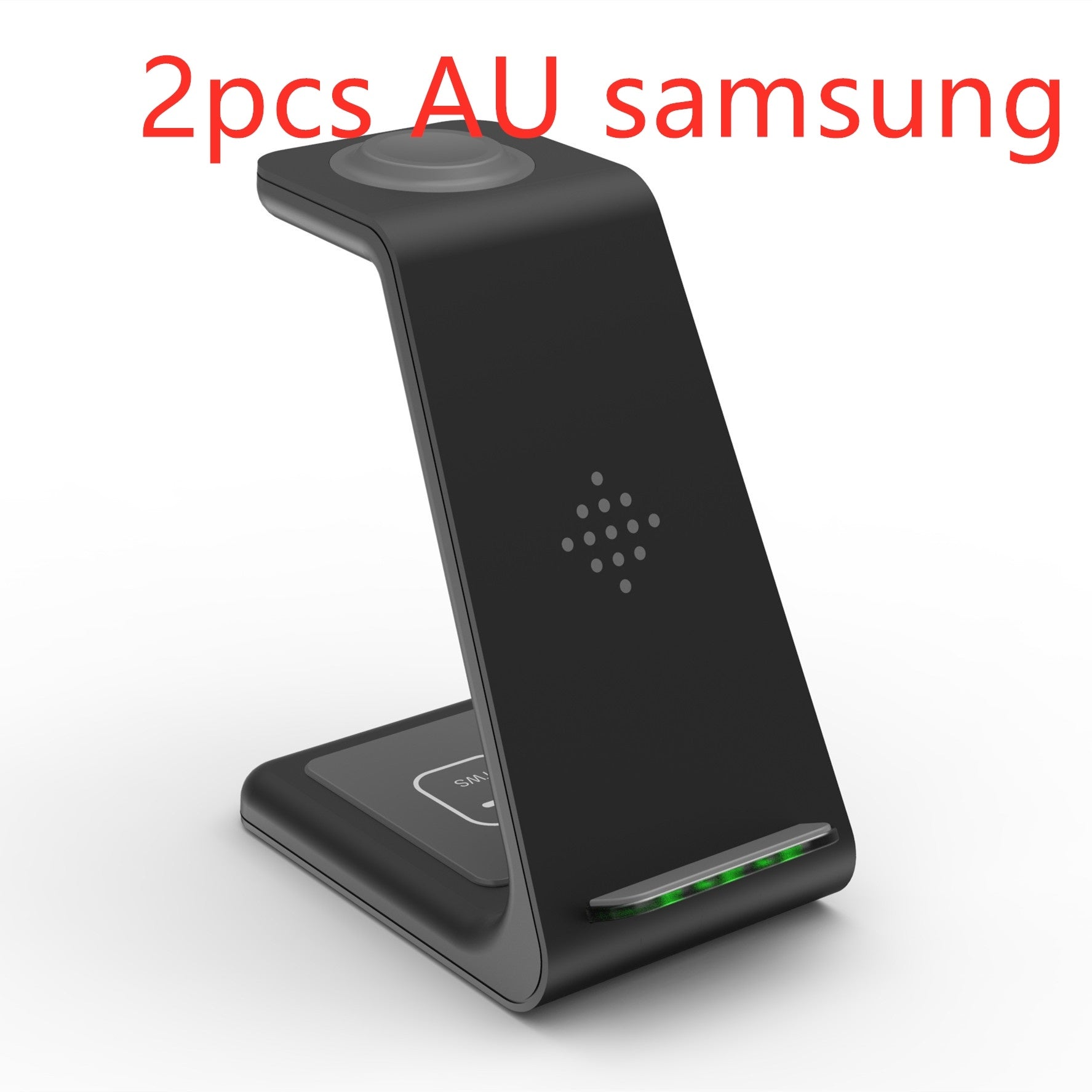 3-in-1 Fast Wireless Charging Station – Phone, Watch & Earbuds Charging Dock Stand