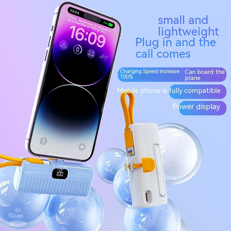 Travel power bank with solar