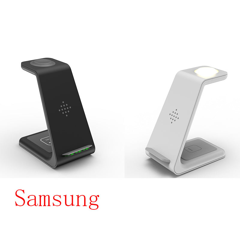 3-in-1 Fast Wireless Charging Station – Phone, Watch & Earbuds Charging Dock Stand