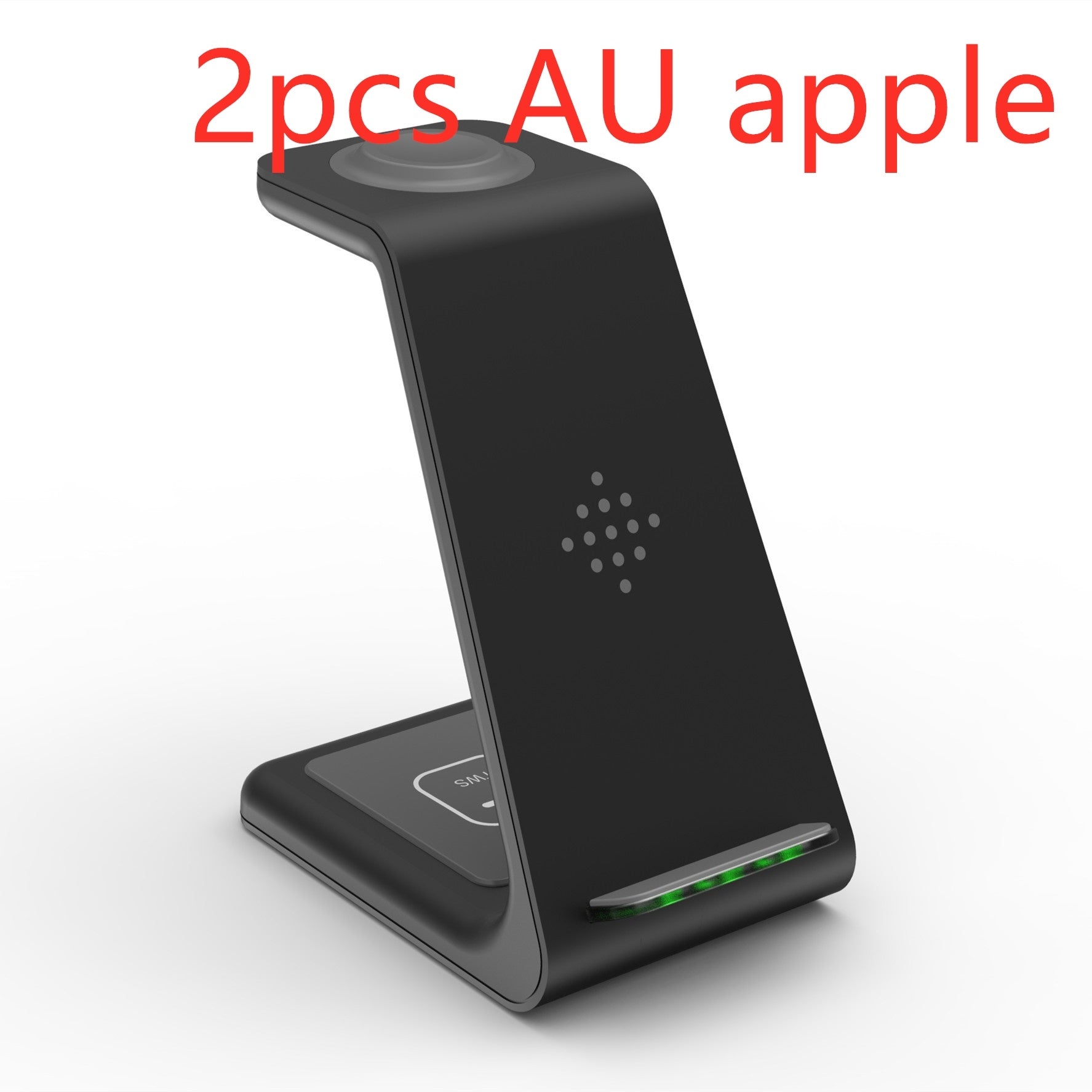 3-in-1 Fast Wireless Charging Station – Phone, Watch & Earbuds Charging Dock Stand