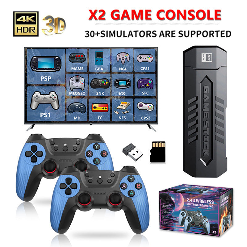 X2 4K Wireless Game Console | Dual Player Fun