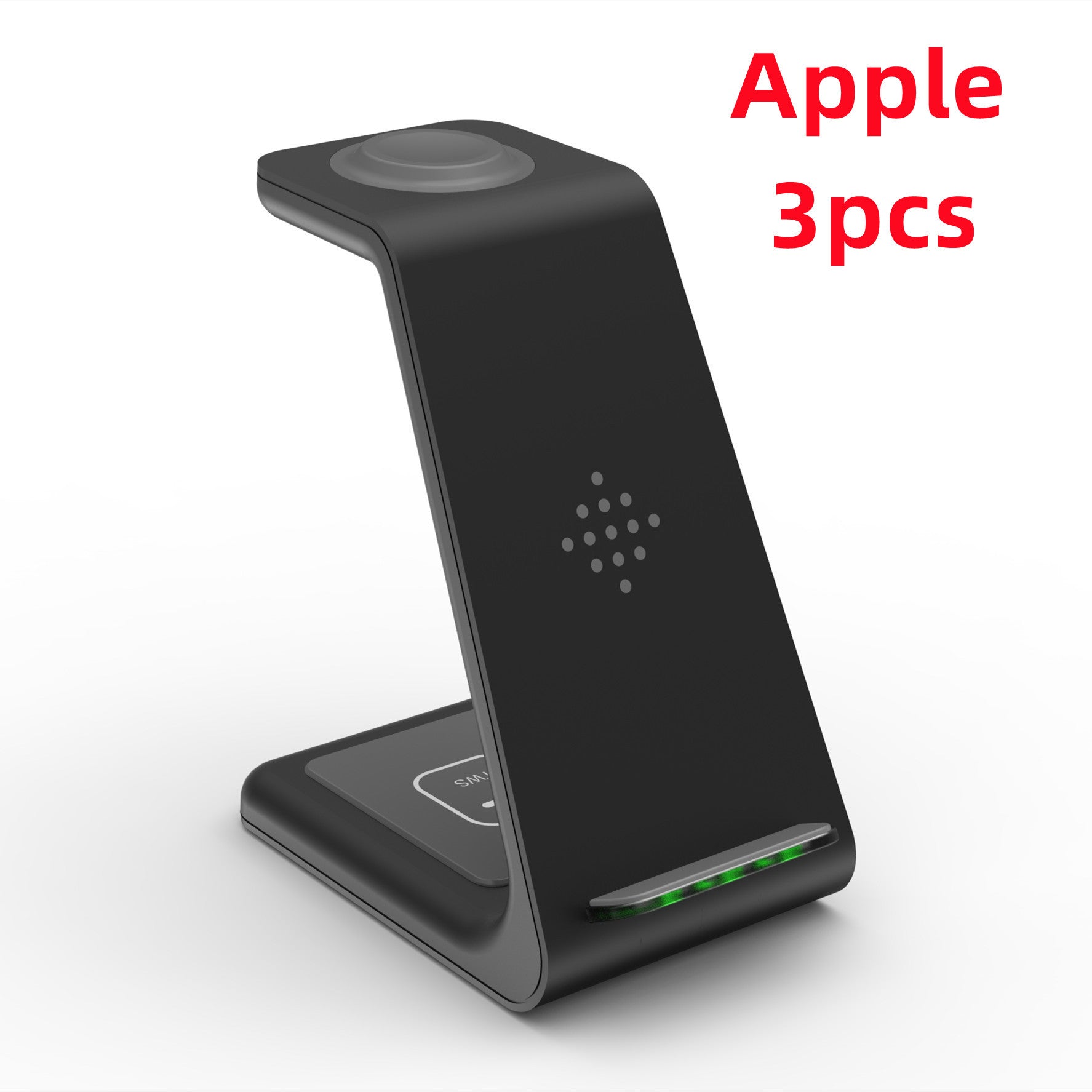 3-in-1 Fast Wireless Charging Station – Phone, Watch & Earbuds Charging Dock Stand