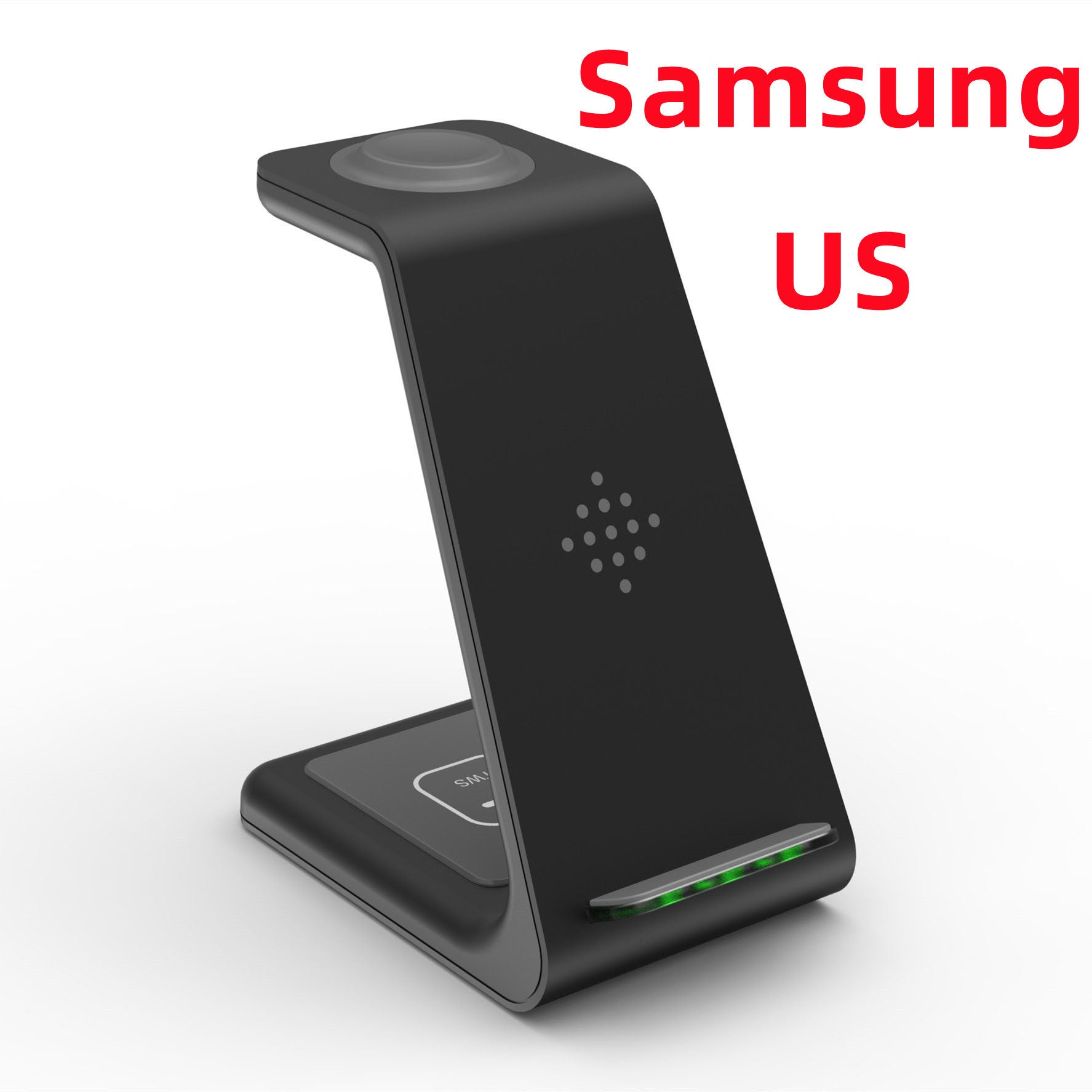 3-in-1 Fast Wireless Charging Station – Phone, Watch & Earbuds Charging Dock Stand